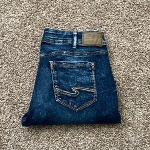 Silver Jeans Skinny Crop Sz 16
